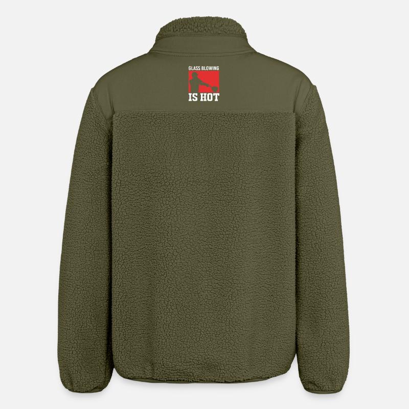 Glasbläser Glas - Relaxed Fit Unisex Sherpajacke von Stanley/Stella - Khaki