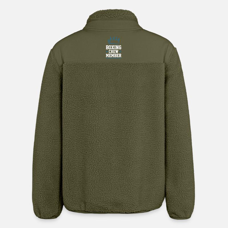 Équipe de boxe - Veste sherpa unisexe coupe décontractée Stanley/Stella - kaki