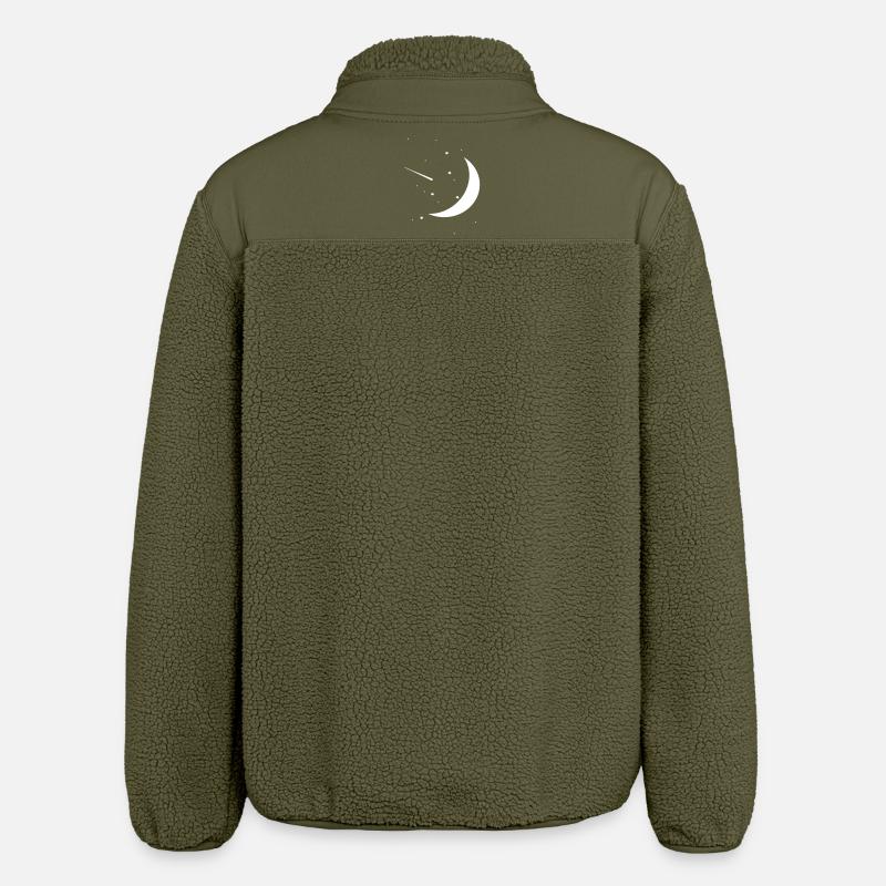  Night Sky - Relaxed Fit Unisex Sherpa Jacket by Stanley/Stella - khaki