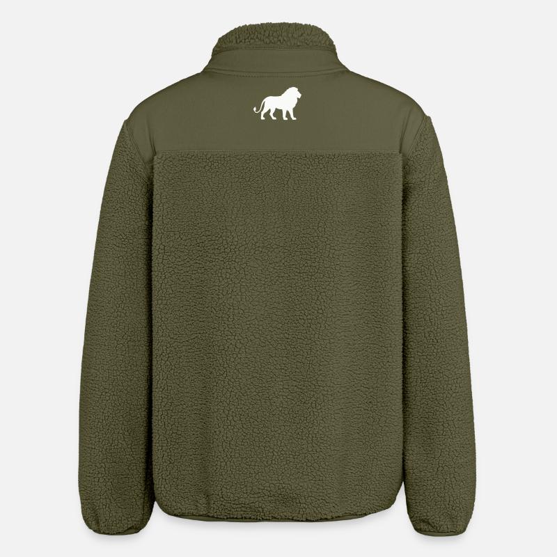 löwe - Relaxed Fit Unisex Sherpajacke von Stanley/Stella - Khaki