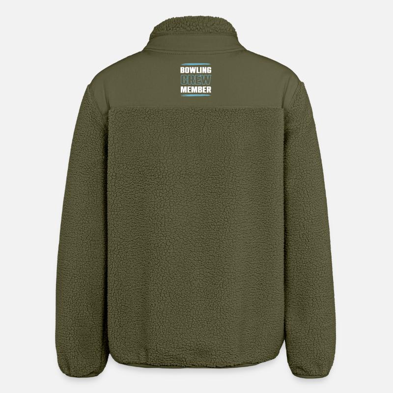 Équipe de bowling - Veste sherpa unisexe coupe décontractée Stanley/Stella - kaki