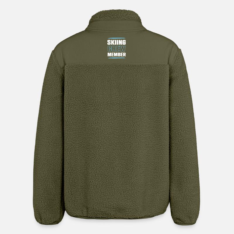Équipe de ski - Veste sherpa unisexe coupe décontractée Stanley/Stella - kaki