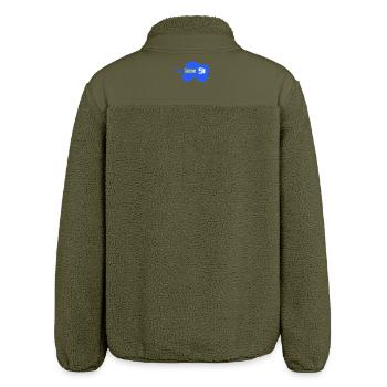 Der Stadtplan des Departements Marne 51 - Relaxed Fit Unisex Sherpajacke von Stanley/Stella - Khaki - Hinten