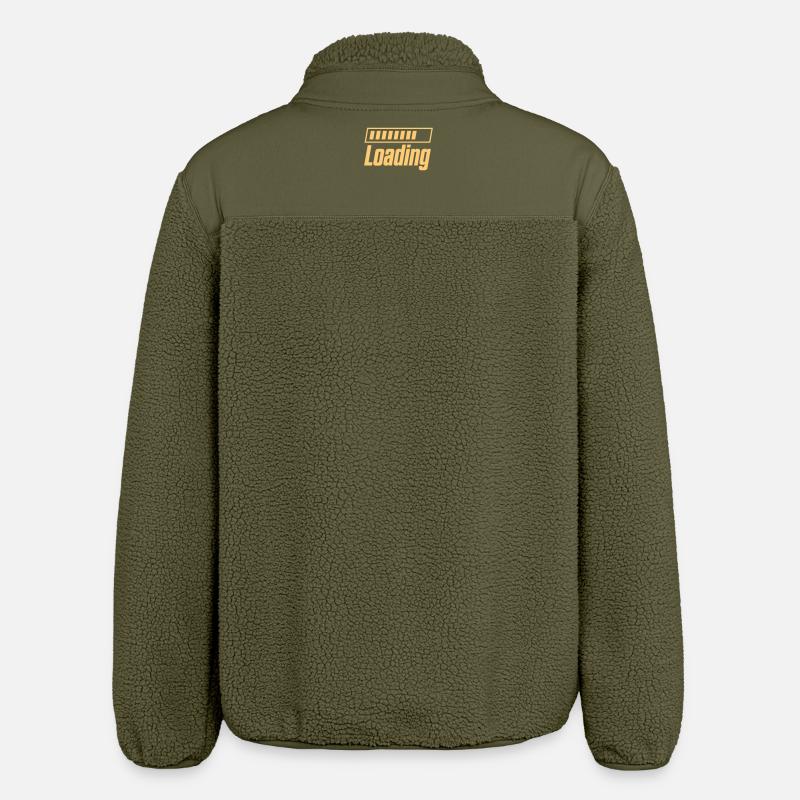 Loading - Relaxed Fit Unisex Sherpa Jacket by Stanley/Stella - khaki