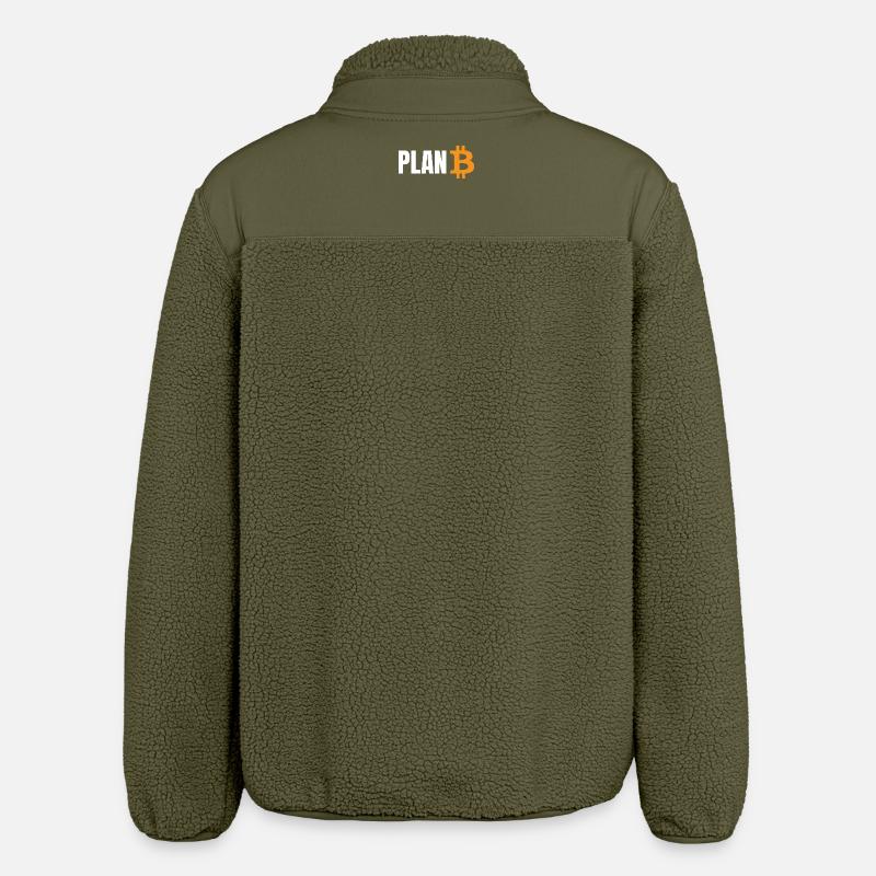 Planifier Bitcoin - Veste sherpa unisexe coupe décontractée Stanley/Stella - kaki