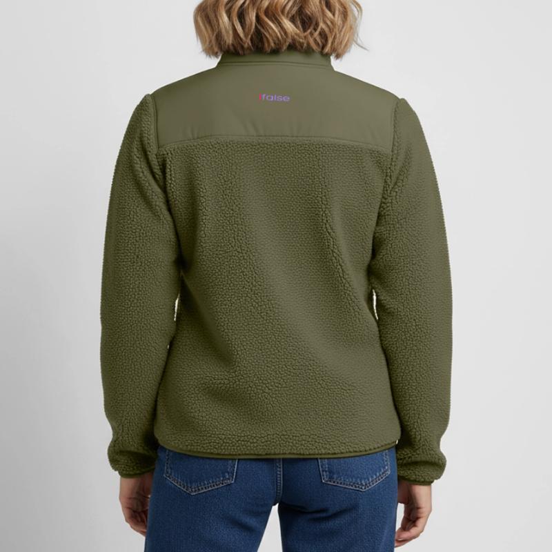 Ifalse Funny Coder Programming Pun Relaxed Fit Unisex Sherpa Jacket by Stanley/Stella
