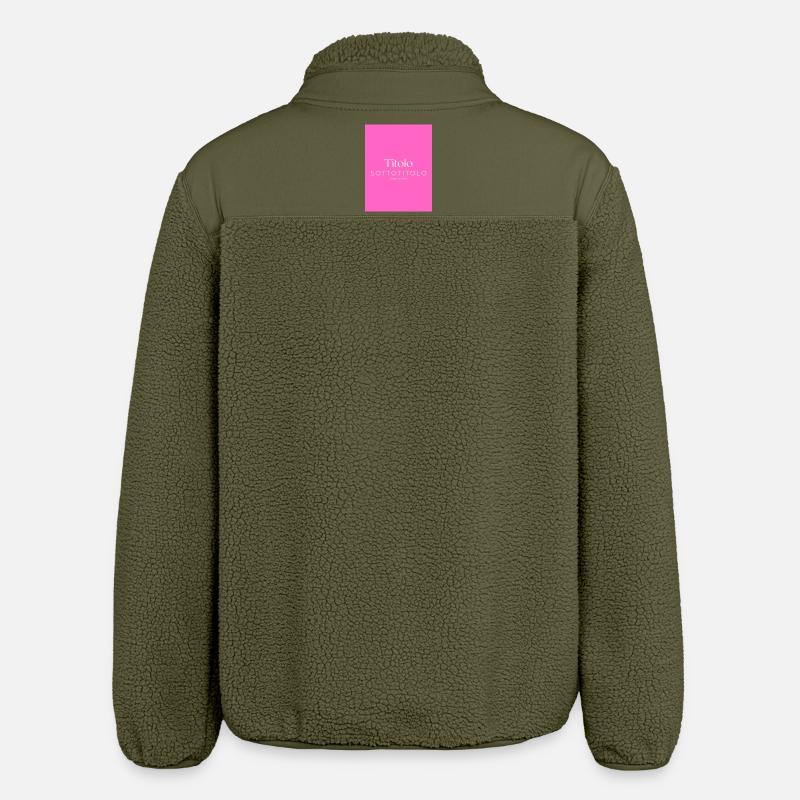 Title Two - Relaxed Fit Unisex Sherpa Jacket by Stanley/Stella - khaki