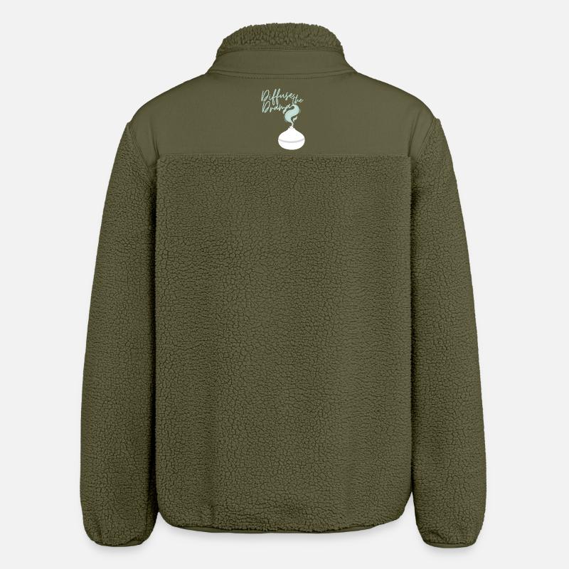 Diffuse the Drama - Relaxed Fit Unisex Sherpajacke von Stanley/Stella - Khaki