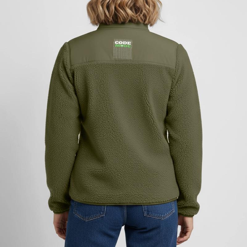 Code Mode Activé - Programmeur Ingénieur logiciel Codeur Veste sherpa unisexe coupe décontractée Stanley/Stella