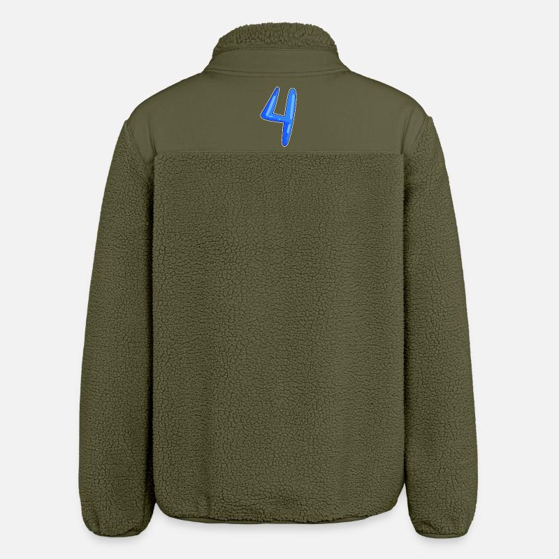 4 - Veste sherpa unisexe coupe décontractée Stanley/Stella - kaki
