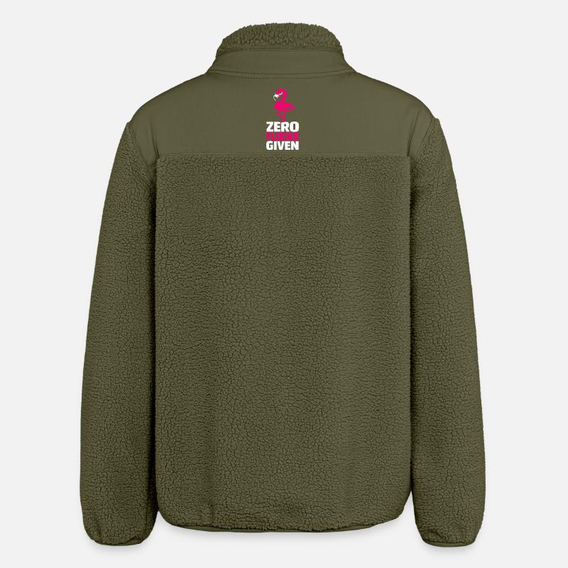 Zéro volée donnée - Veste sherpa unisexe coupe décontractée Stanley/Stella - kaki