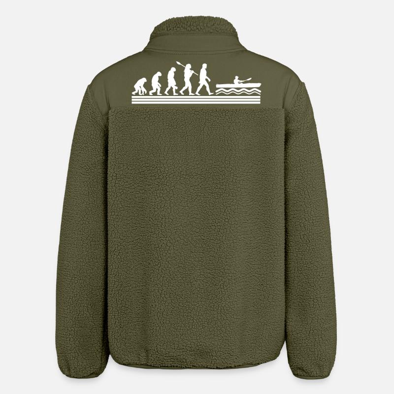 Kayak Evolution - Relaxed Fit Unisex Sherpa Jacket by Stanley/Stella - khaki