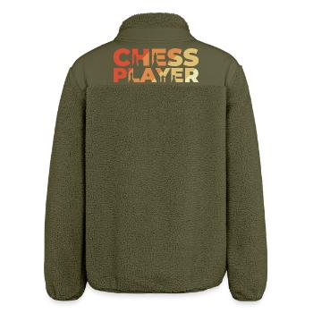 Vintage Schachspieler - Relaxed Fit Unisex Sherpajacke von Stanley/Stella - Khaki - Hinten