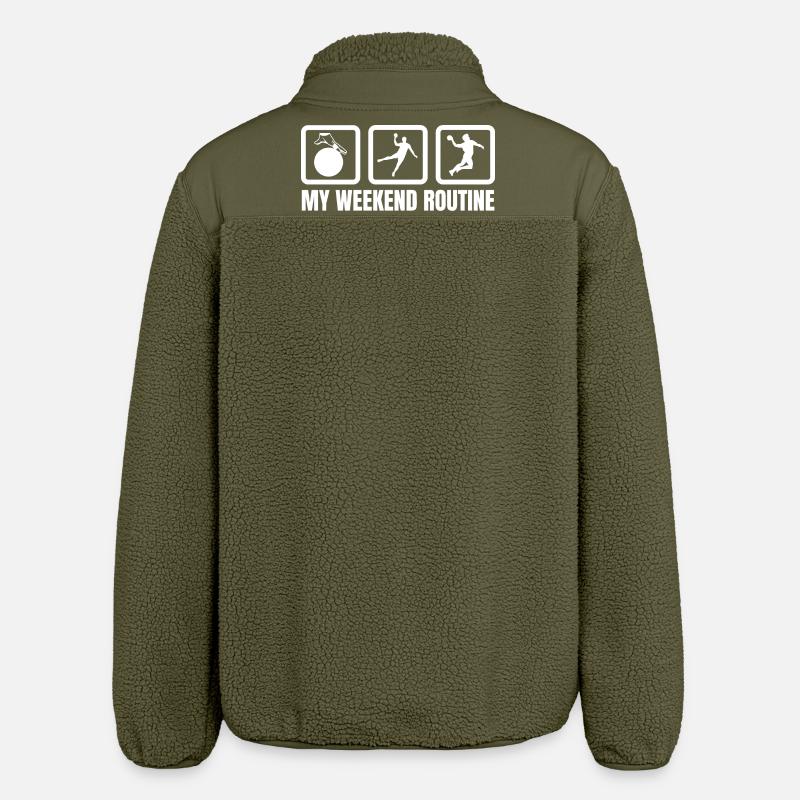 My weekend routine - Relaxed Fit Unisex Sherpa Jacket by Stanley/Stella - khaki