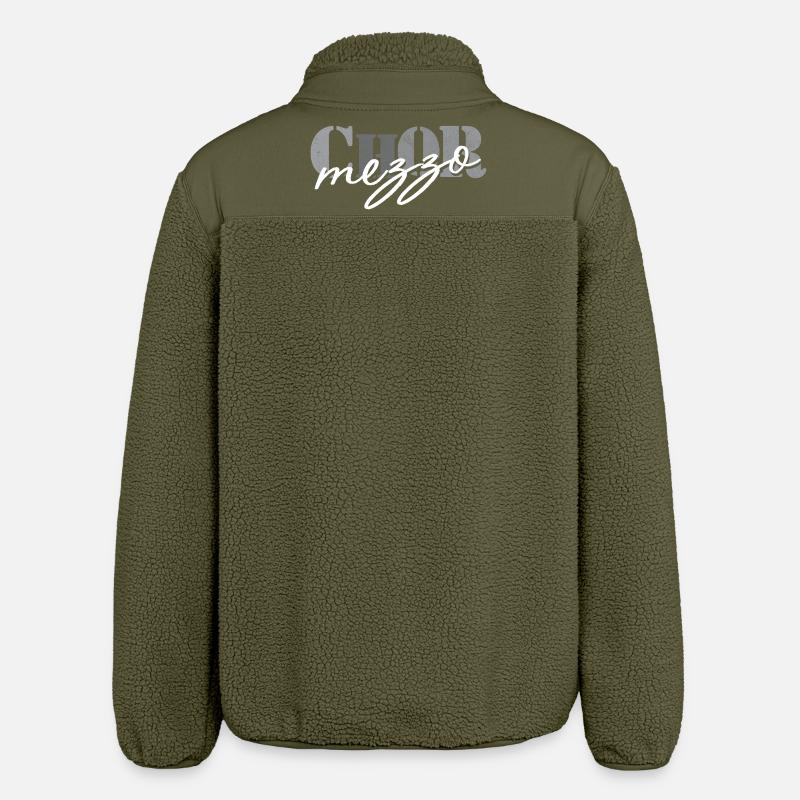 Chor Mezzosopran - Relaxed Fit Unisex Sherpajacke von Stanley/Stella - Khaki