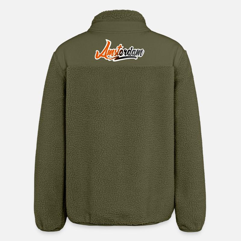 Amsterdam - Relaxed Fit Unisex Sherpajacke von Stanley/Stella - Khaki