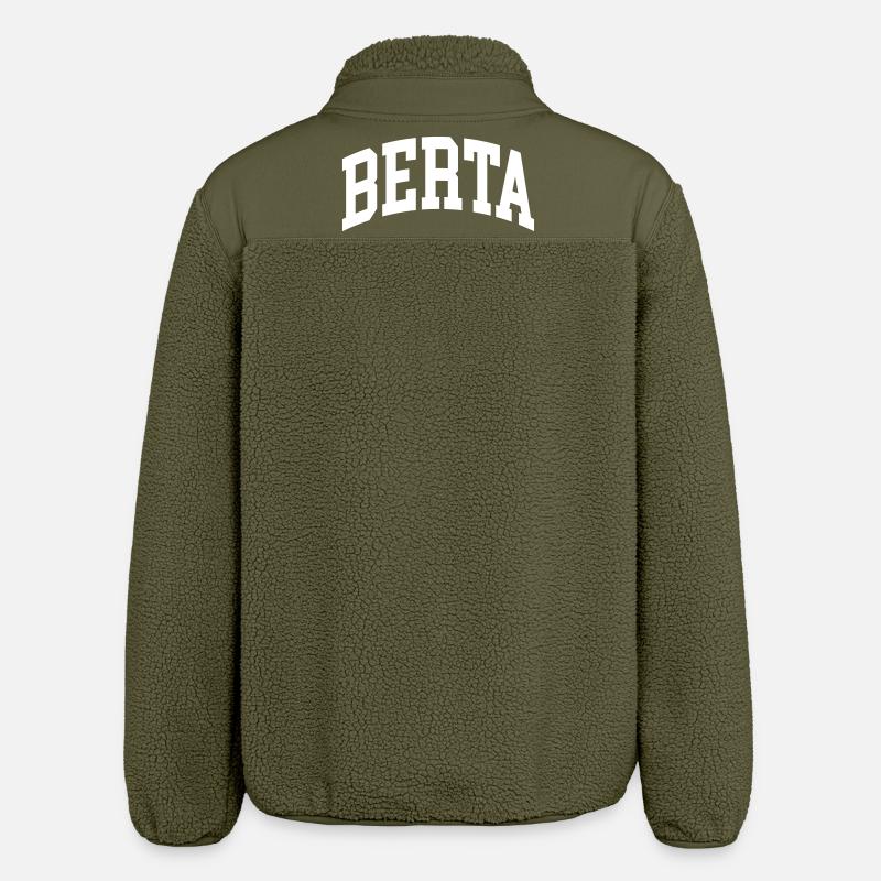 Berta - Relaxed Fit Unisex Sherpajacke von Stanley/Stella - Khaki