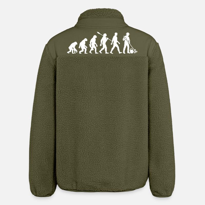 Evolution - Jardinier - Jardin - Jardinage - Veste sherpa unisexe coupe décontractée Stanley/Stella - kaki