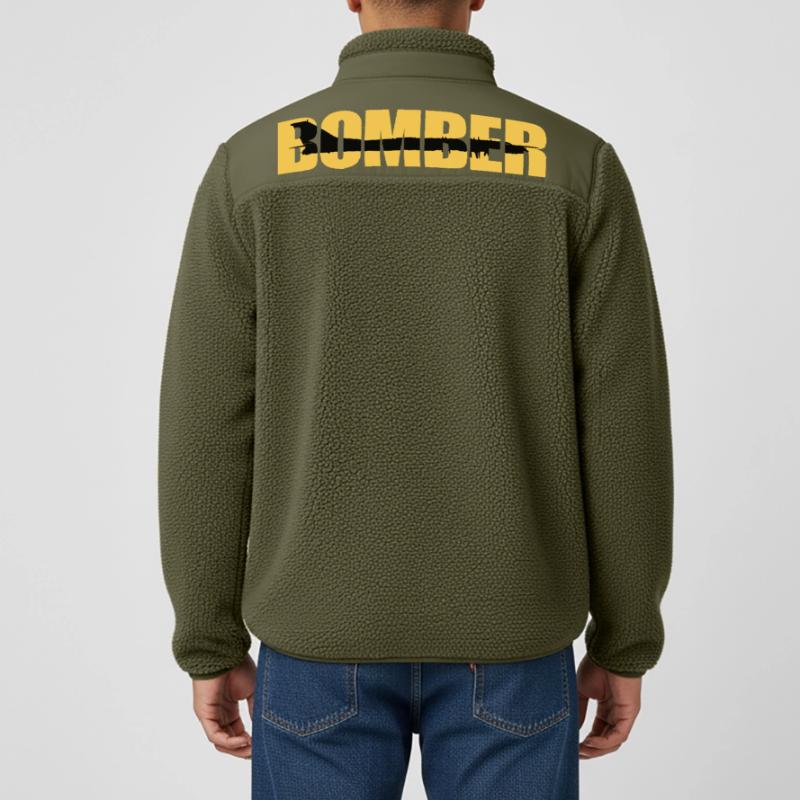 Blouson aviateur Tu-95 Veste sherpa unisexe coupe décontractée Stanley/Stella