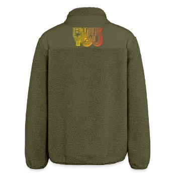 Funk You - Relaxed Fit Unisex Sherpajacke von Stanley/Stella - Khaki - Hinten