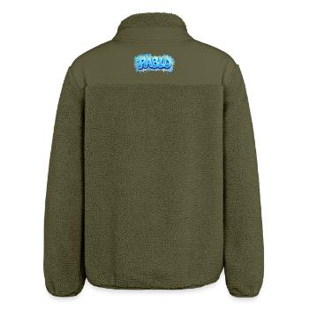 PABLO GRAFFITI NAME FOR PERFECT GIFT PRINTABLE - Relaxed Fit Unisex Sherpa Jacket by Stanley/Stella - khaki - Back