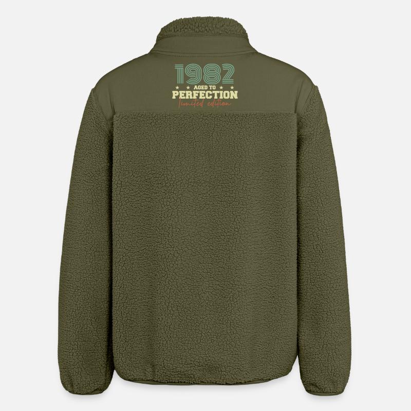 1982 - Veste sherpa unisexe coupe décontractée Stanley/Stella - kaki
