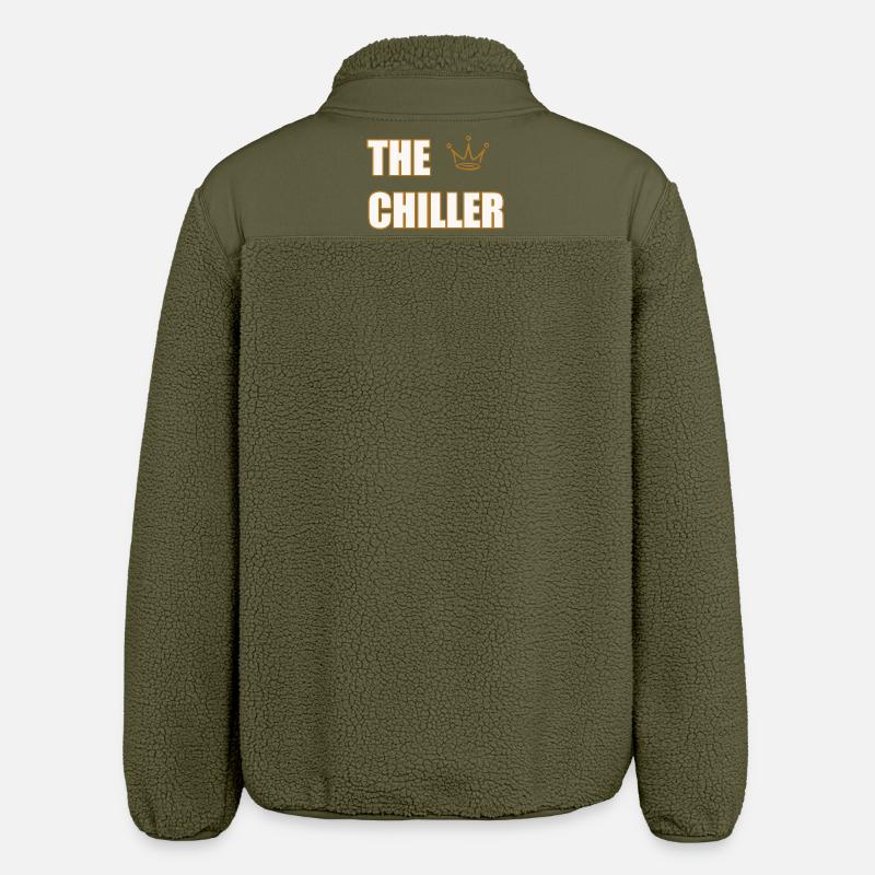 THE CHILLER – Cool & Minimal Statement Design - Relaxed Fit Unisex Sherpajacke von Stanley/Stella - Khaki