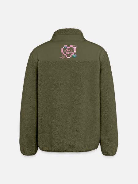 Love hurts - Relaxed Fit Unisex Sherpa Jacket by Stanley/Stella - khaki