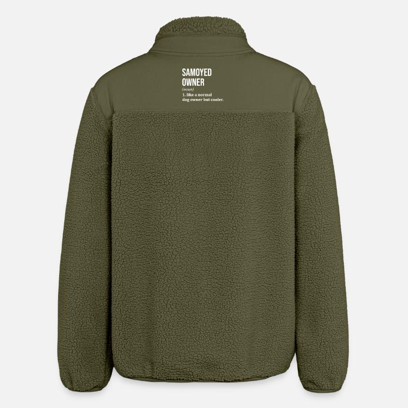 Samojeden - Relaxed Fit Unisex Sherpajacke von Stanley/Stella - Khaki