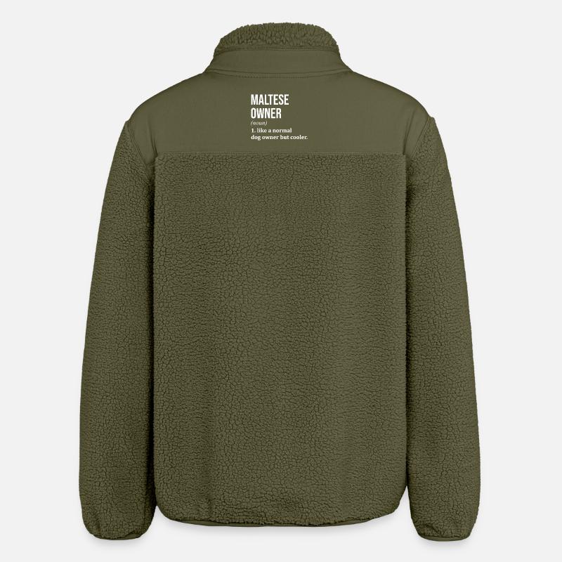 Maltesisch - Relaxed Fit Unisex Sherpajacke von Stanley/Stella - Khaki