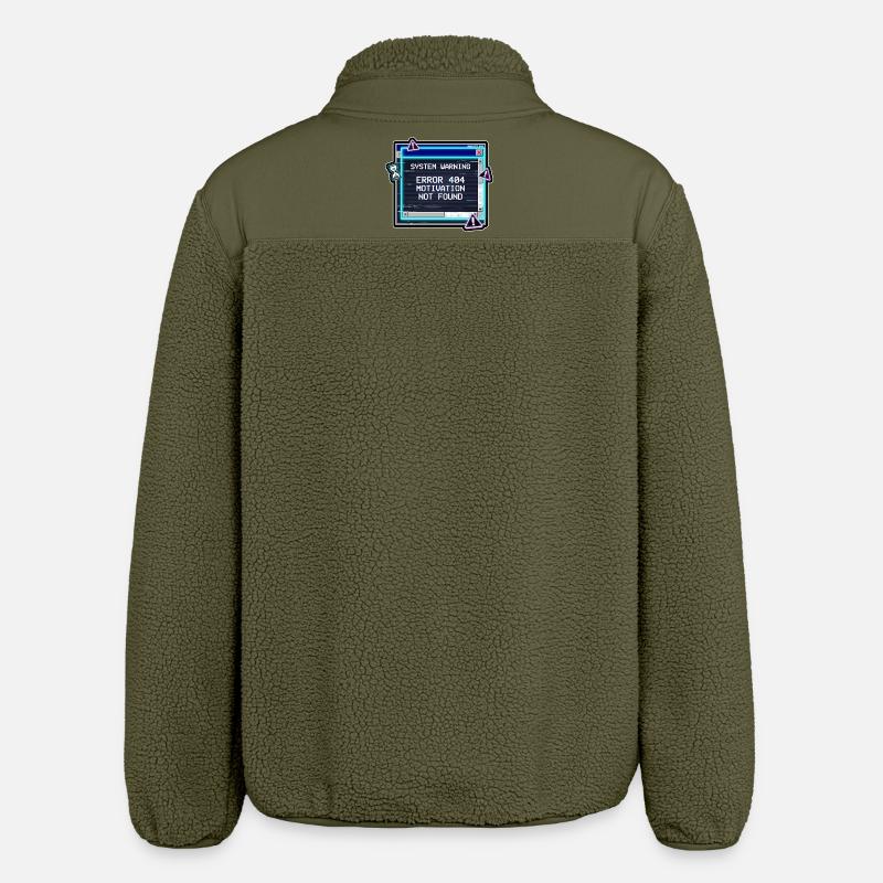 Erreur 404 : Bug de motivation - Veste sherpa unisexe coupe décontractée Stanley/Stella - kaki