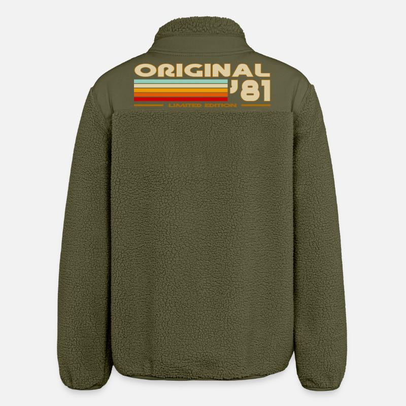 1981 - Veste sherpa unisexe coupe décontractée Stanley/Stella - kaki