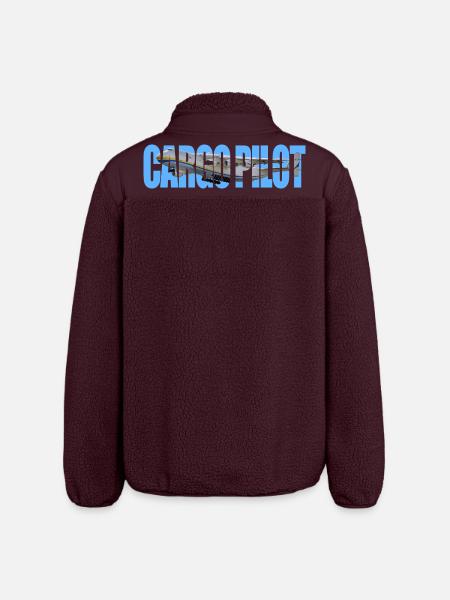 Cargo pilot An-225 - Relaxed Fit Unisex Sherpajacke von Stanley/Stella - Maroon