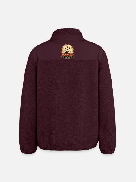 SV Grätsche Gourmet - Relaxed Fit Unisex Sherpajacke von Stanley/Stella - Maroon
