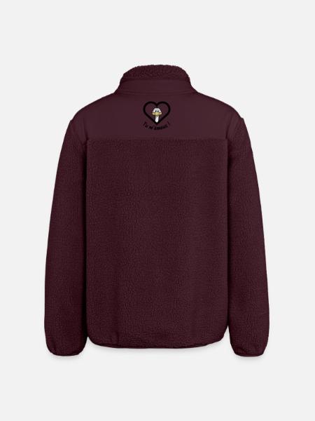 Tu m émeus - Veste sherpa unisexe coupe décontractée Stanley/Stella - maroon