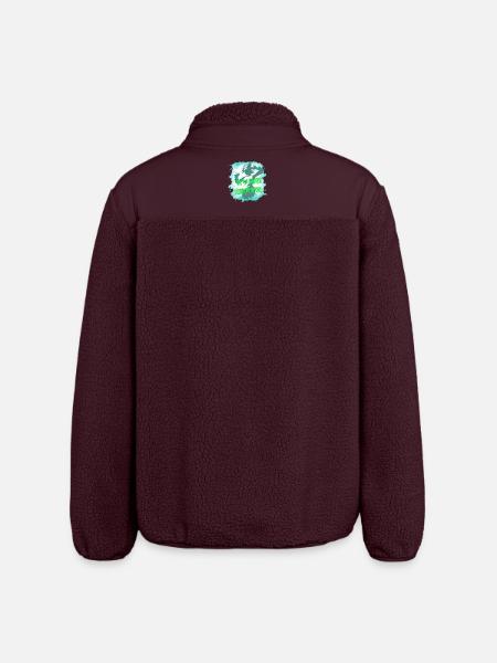 Fighter She's a fighter - Relaxed Fit Unisex Sherpa Jacket by Stanley/Stella - maroon
