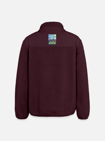Winston-Salem, North Carolina - Relaxed Fit Unisex Sherpajacke von Stanley/Stella - Maroon