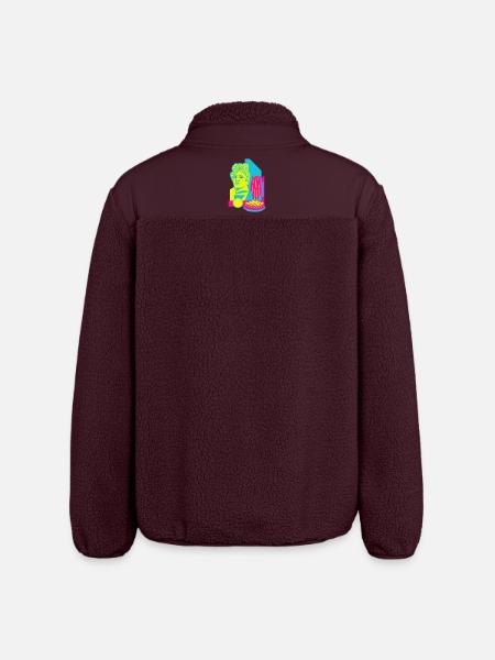 Art Food - Veste sherpa unisexe coupe décontractée Stanley/Stella - maroon