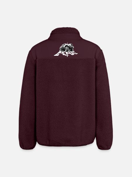 Lettrage KRAZ - Veste sherpa unisexe coupe décontractée Stanley/Stella - maroon