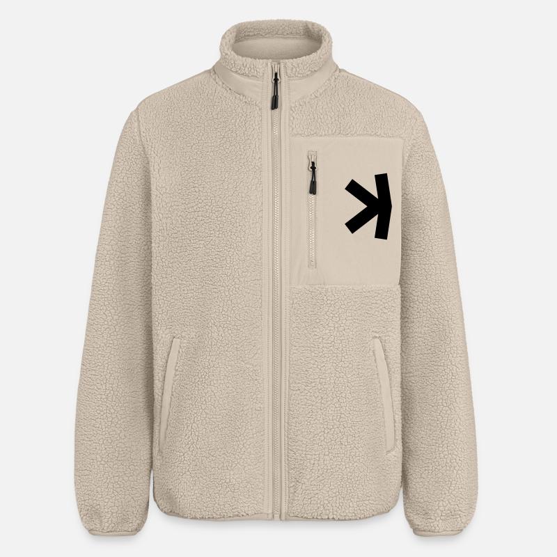 Kaspa - KAS - Relaxed Fit Unisex Sherpajacke von Stanley/Stella - Beige