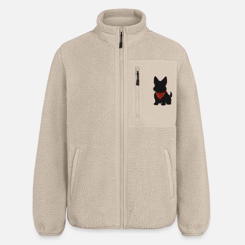 Logo original - Veste sherpa unisexe coupe décontractée Stanley/Stella - beige