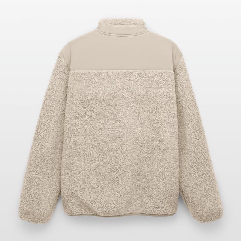 Emergency Exit Basic Green Relaxed Fit Unisex Sherpa Jacket by Stanley/Stella