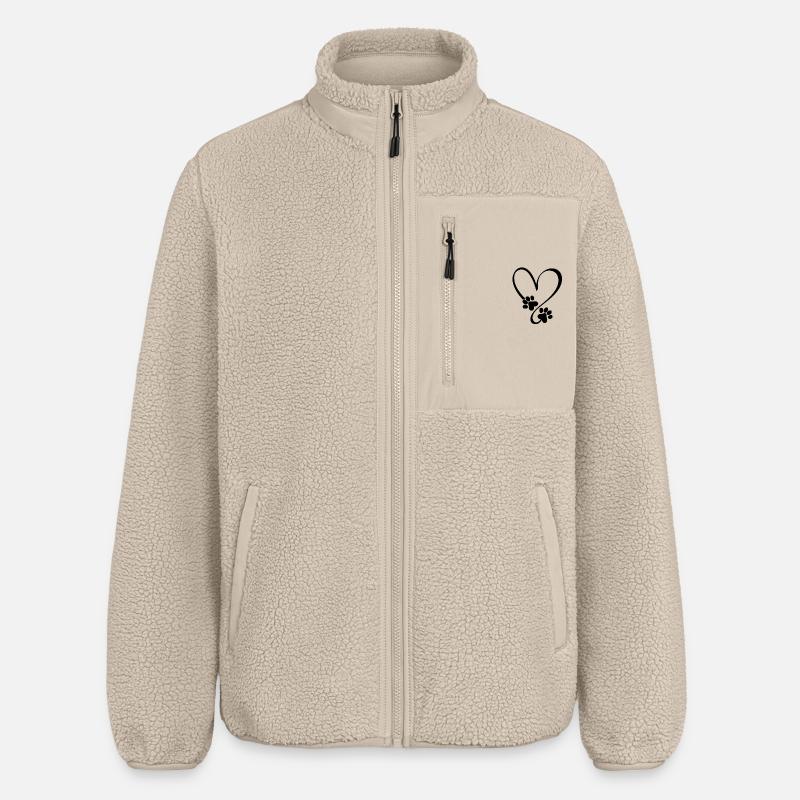 2-removebg-preview - Veste sherpa unisexe coupe décontractée Stanley/Stella - beige