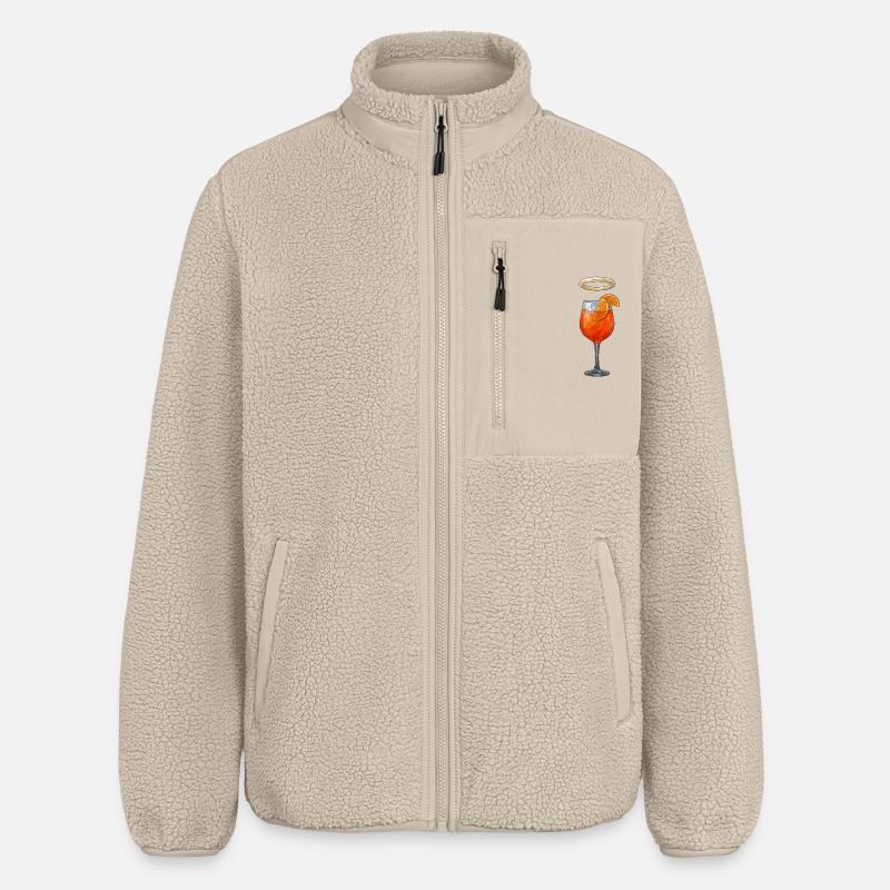 Sainte Aperoly - Veste sherpa unisexe coupe décontractée Stanley/Stella - beige
