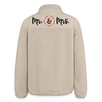Hochzeit - Relaxed Fit Unisex Sherpajacke von Stanley/Stella - Beige - Hinten