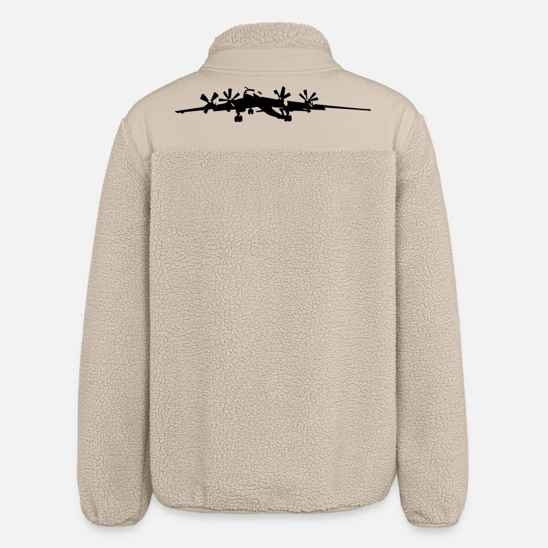 Tupolev - 95 - Relaxed Fit Unisex Sherpajacke von Stanley/Stella - Beige