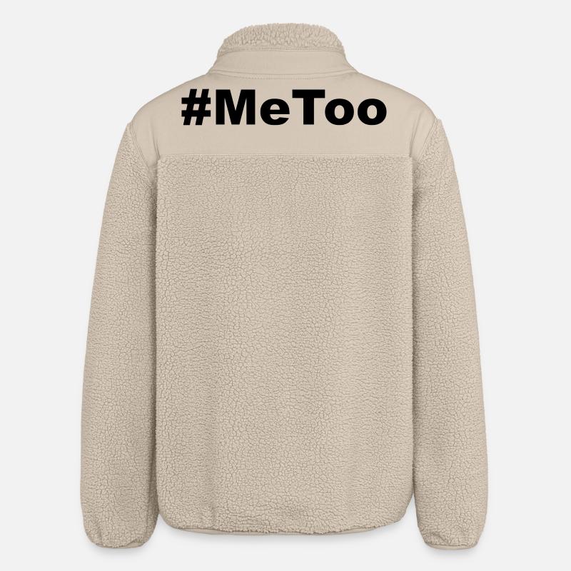 MeToo - Relaxed Fit Unisex Sherpajacke von Stanley/Stella - Beige