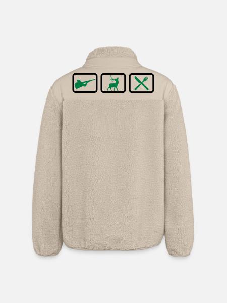 chasse - Veste sherpa unisexe coupe décontractée Stanley/Stella - beige