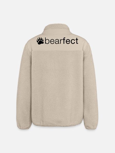 Bearfect - Relaxed Fit Unisex Sherpajacke von Stanley/Stella - Beige