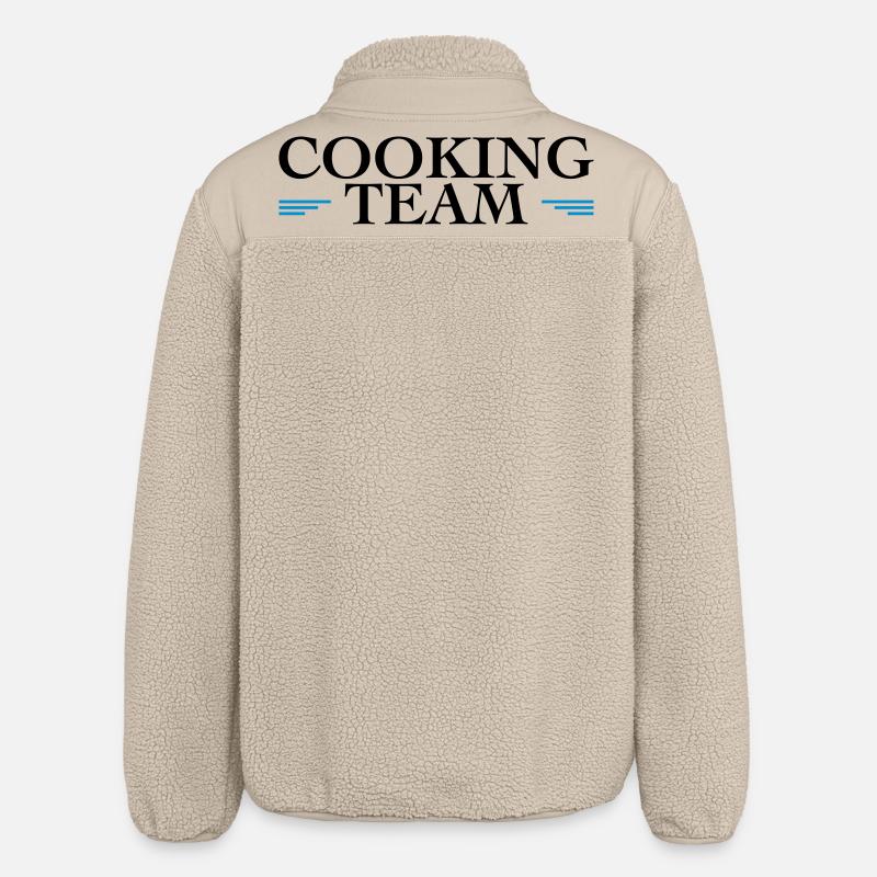 Kitchen team - Relaxed Fit Unisex Sherpa Jacket by Stanley/Stella - beige